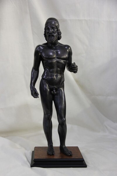 The Greek Warriors from Riace Bronze Statue Artwork Reproduction